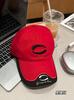 Original soft top retro embroidery color matching cap female couple versatile street tide brand showing face small baseball cap