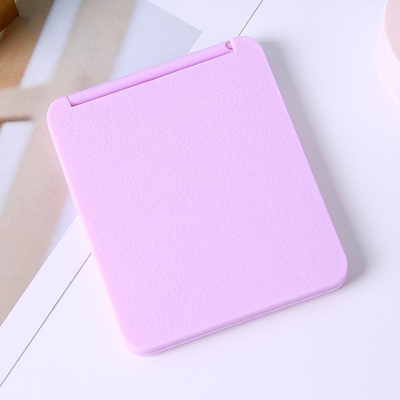 Складное зеркало для макияжа, мини-квадратное зеркало для макияжа, портативные ручные зеркала, двухстороннее компактное зеркало, карманное косметическое зеркало