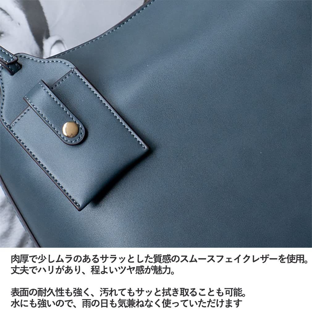 VITAFELICE Shoulder Tote Bag for 11-Compartment One-Handle Women, Bllb-x1315n (Mocha)