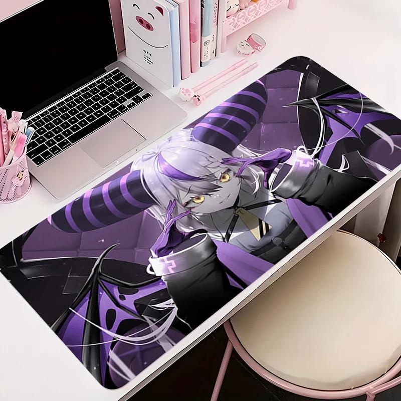 Mouse Pad Antislip Anime Desk Mat Gaming PC Accessories Tablet Pad Large Mousepad Extended Hhololive La Darknesss Keyboard Mat