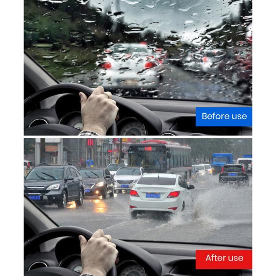 2 шт., 100 мл, автомобильный непромокаемый противотуманный спрей, долговечное покрытие, эффективная очистка, безопасный внедорожник, грузовик, авто ветровое стекло, зеркало заднего вида, противозапотевающее жидкое средство