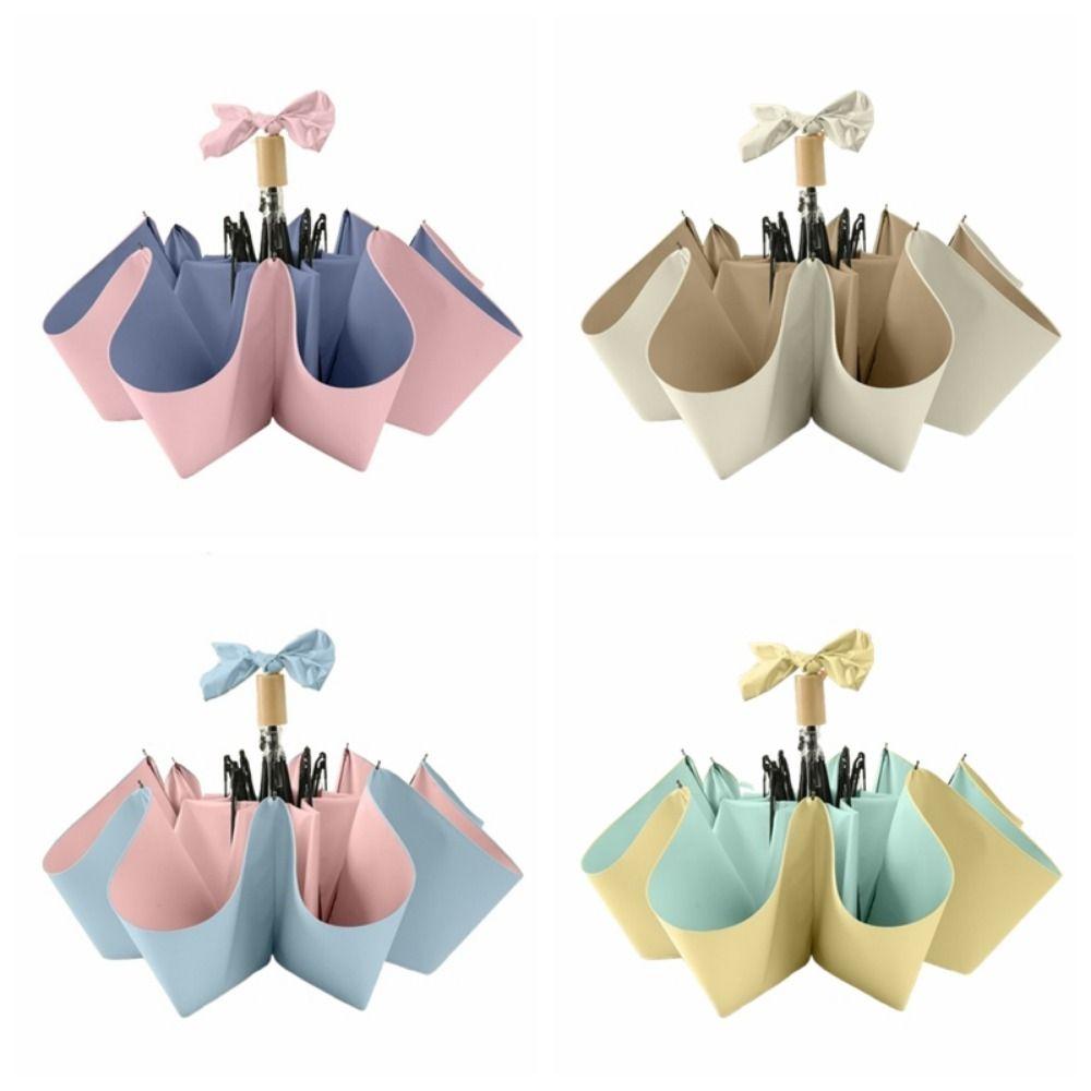 UV Protection Color Glue Umbrella Thickened UPF 50+ Mini Sun Umbrella Windproof All-weather Rain or Shine Hand Operated Parasol