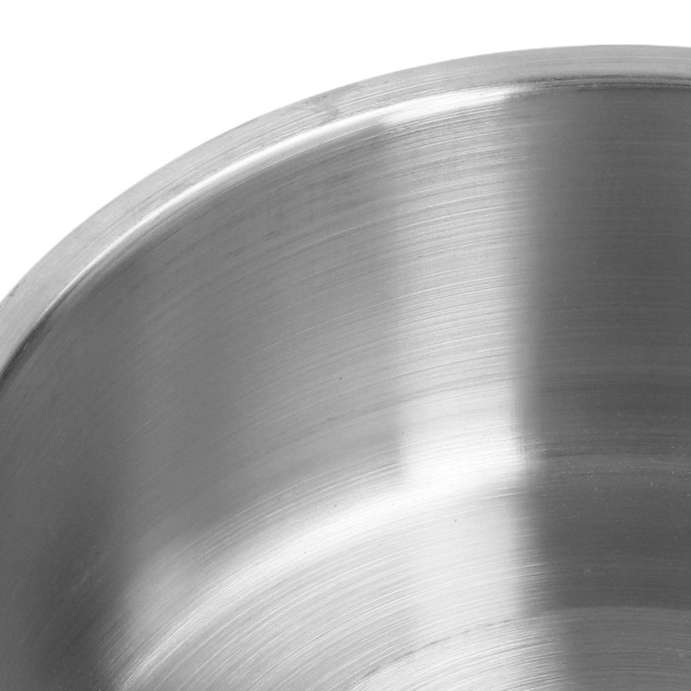 3Pcs Rustless Steel Metal Bowl Round Deep Bowl Food Container Steaming Dish  Kitchen Cooking