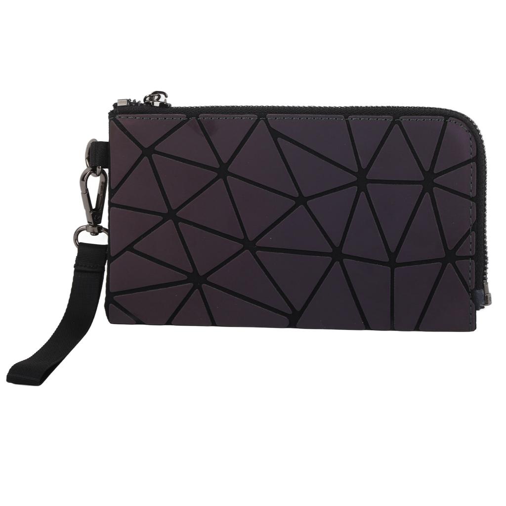 Geometric Luminous Purse Holographic Reflective Handbag for Women Gift