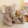 Cute Soothing Elephant Plush Toy Throw Pillow Cute Simulation Baby Elephant Doll Children Sleep with Gift Doll