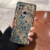 Black Soft Phone Cover Case for Xiaomi Redmi A1 A2 Plus 10 9 14C 13C A3 A4 12C K40 K80 Pro A5 Cartoon Butterfly Pattern