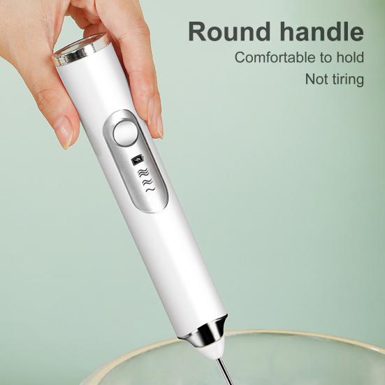 Электрический вспениватель-миксер венчик взбиватель 3 скорости USB перезаряжаемый ручной кухонный блендер для еды кофе молока напитков взбиватель яиц беспроводной