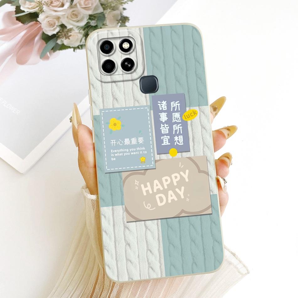 For Infinix Smart 6 X6511 X6511B X6511E Fashion Dusk Beach Painting Phone Case For Infinix Smart6 Soft Silicone Covers Bumpers