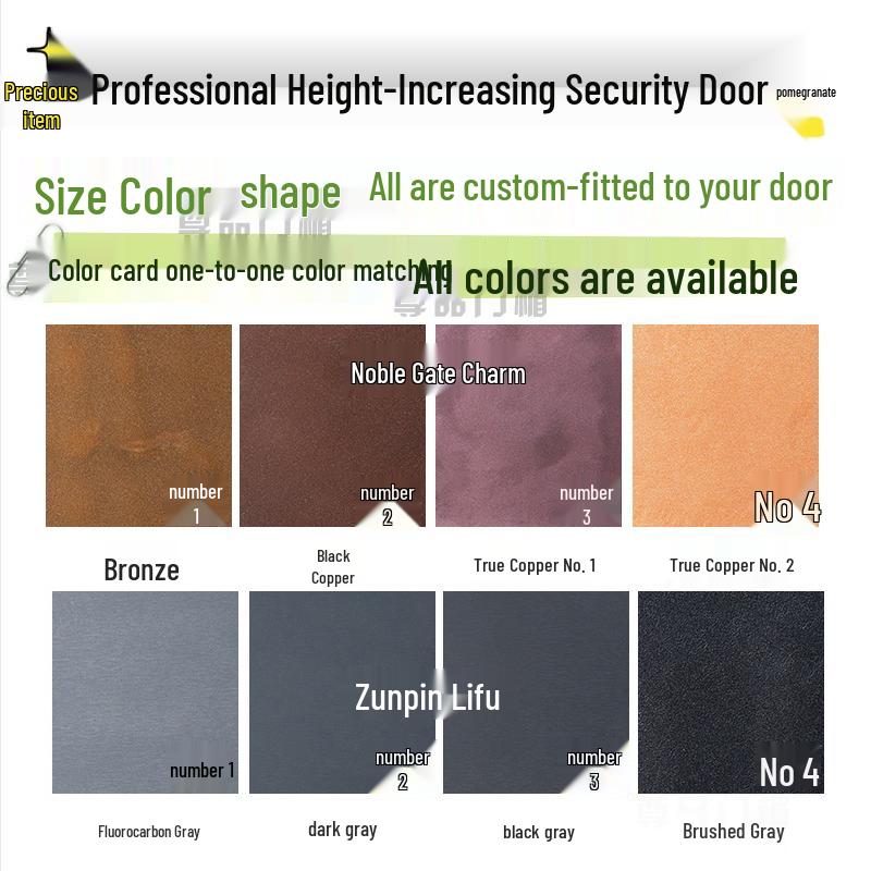 Наращивание перемычки Противовзломная входная дверь на заказ и украшение