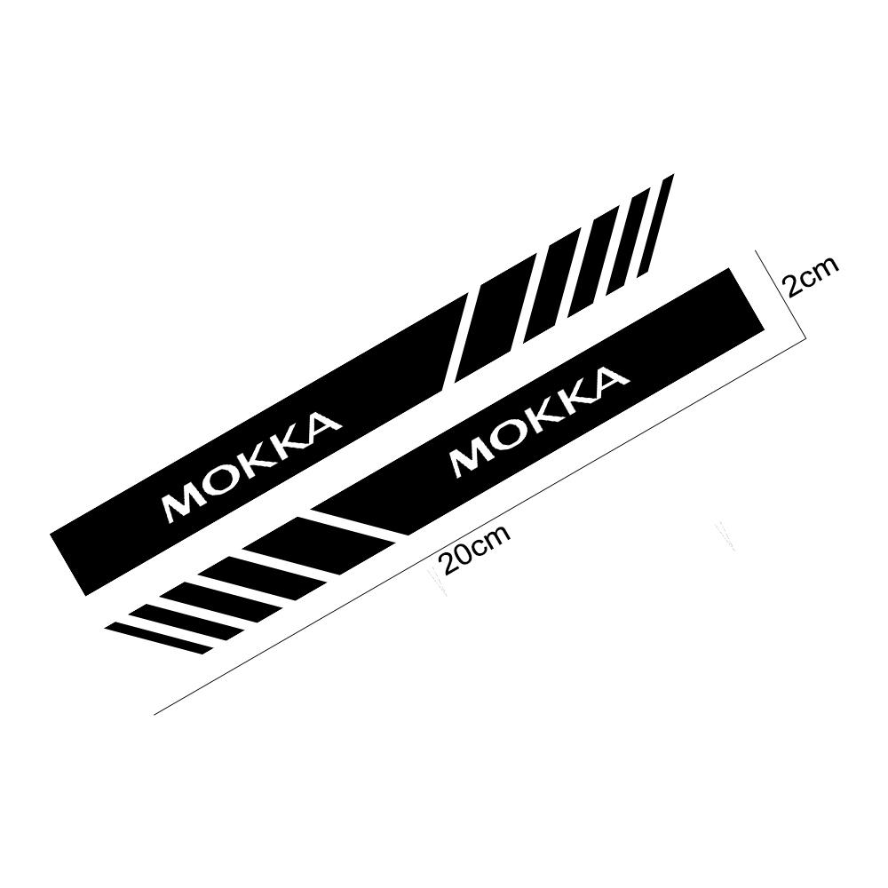 2Pcs Reflective Car Rearview Mirror Sticker For Opel OPC Astra J H G K Insignia Corsa D E Mokka Vectra Meriva Vivaro Crossland x