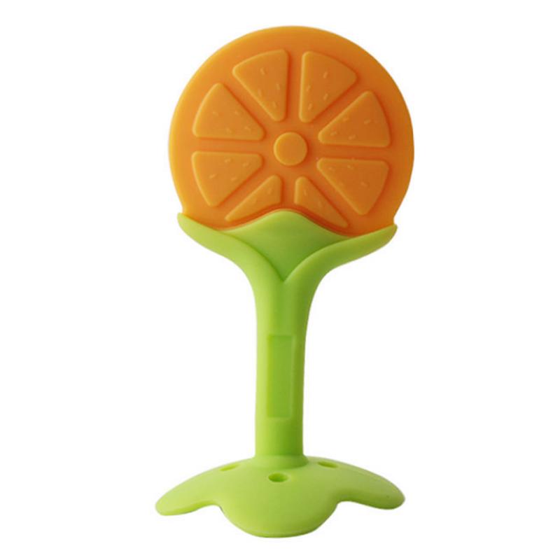 Новорожденный Прорезывание зубов Фрукты Дети Детские Силиконовые Игрушки для прорезывания зубов Гуттаперча Дети