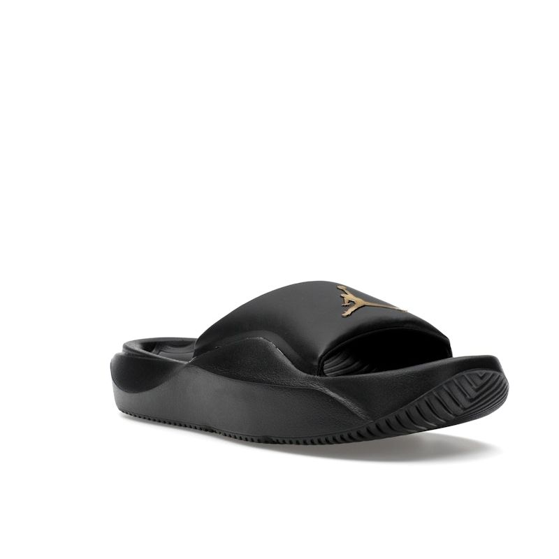 Мужские кроссовки Air Jordan Franchise Slide Черный Металлический Золотой HF3263-007