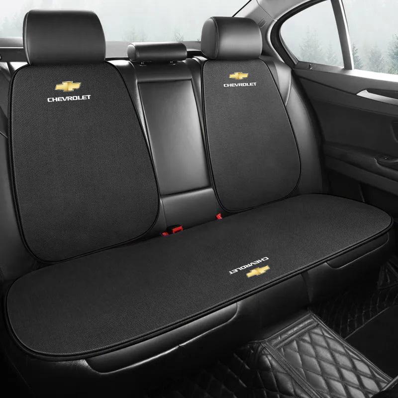 AABHO1 Car Seat Cushion Cover Breathable Flax Fabric Soft Pad For Chevrolet Spark Captiva Cruze Malibu Equinox Trax Camaro Blazer
