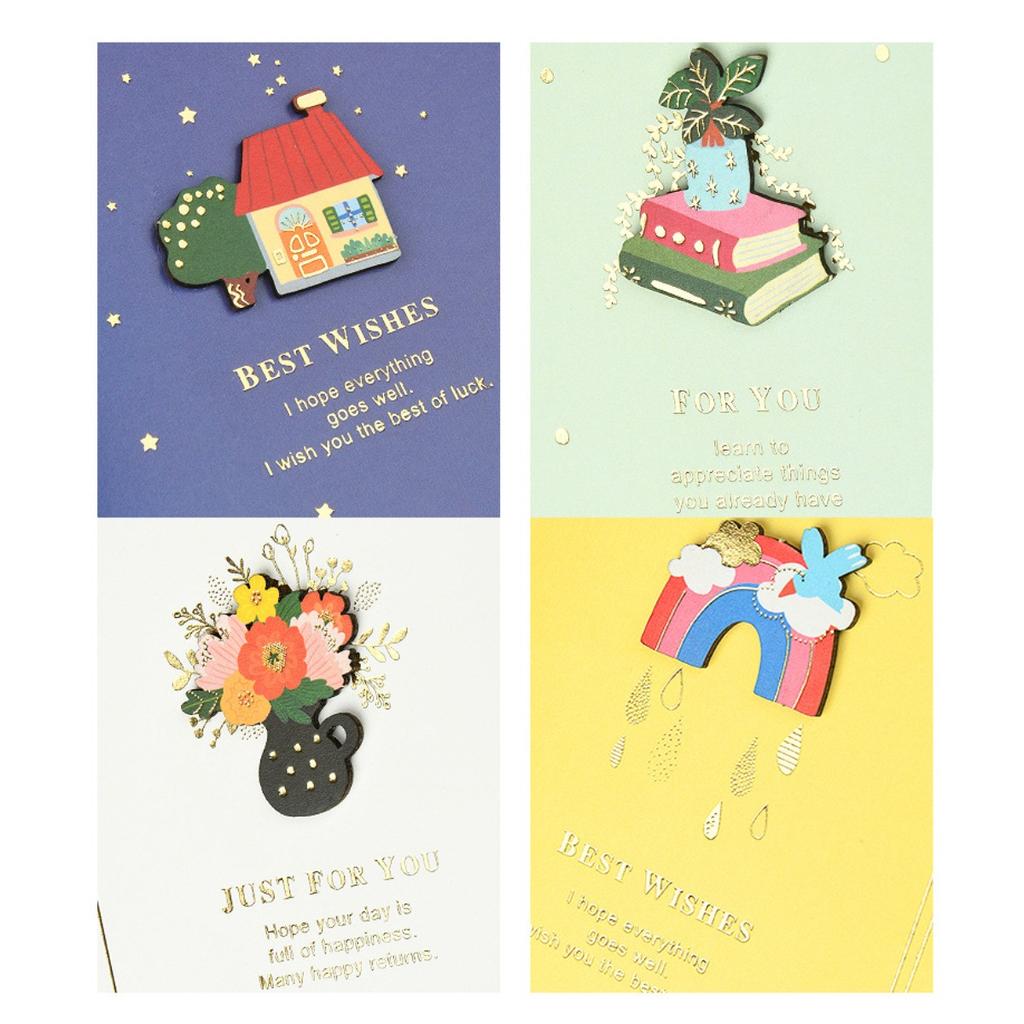 Greeting Card Korea Creative Birthday Wishes Message Greeting Card  Thanksgiving Teachers' Day Gift Card (48 Piece Box) YNH-WISH-2306