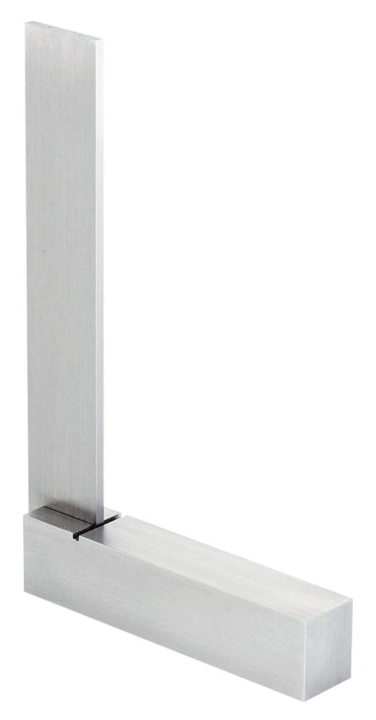 Niigata Seiki SK Japanese-made Right Angle Ruler with Stand, 100mm, JIS Class 2 Equivalent, AA-S100