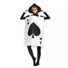 Halloween Adult Costume Alice In Wonderland Fairy Tales Poker Black Heart A Children's Costume Funny Costume