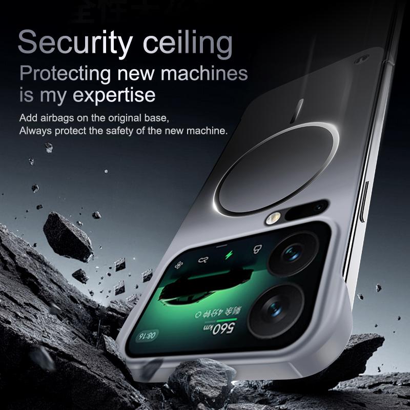 Магнитный чехол без рамки с градиентным цветом Ультратонкий для Case For Xiaomi Mi 17 1 14 Pro Max Жесткий ударопрочный матовый чехол из ПК