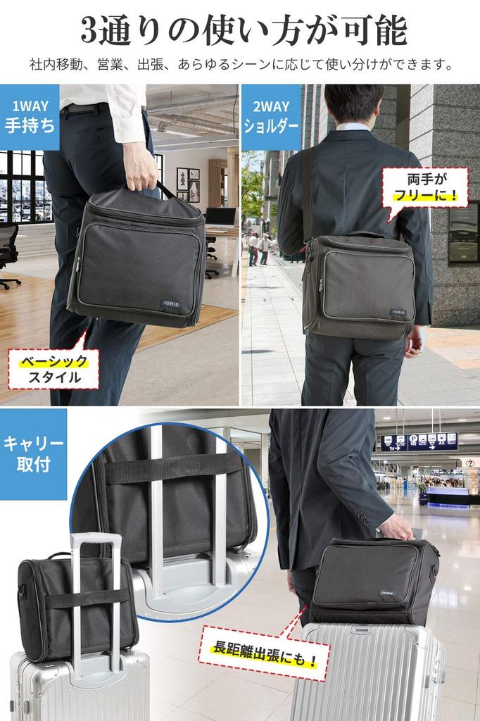 [IORIS] Совместимый с Epson кейс для проектора, Ударопрочный кейс для переноски с увеличенной вместимостью