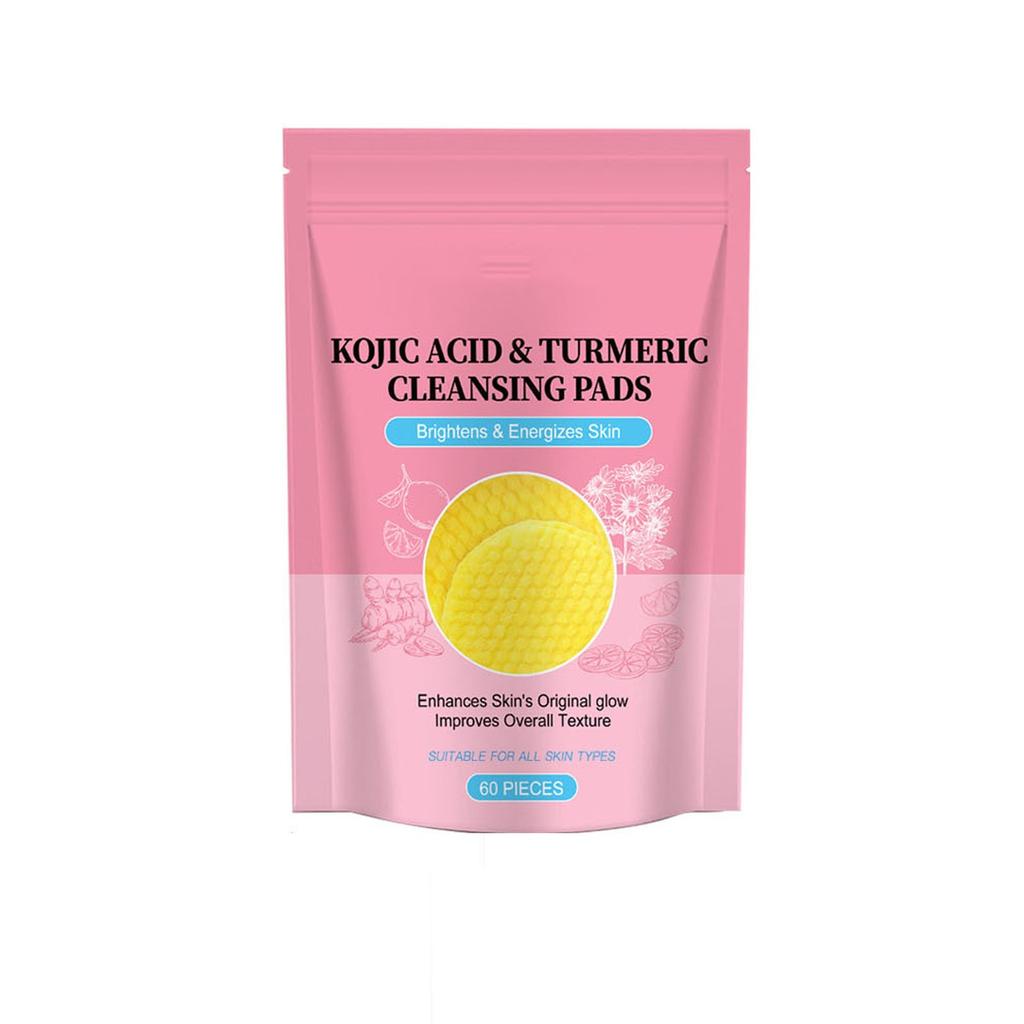 Осветляющие очищающие подушечки, очищающие подушечки Kojic помогают сбалансировать кожное масло и воду. Увлажняют кожу. Удаляют излишки кератина с кожи тела.(60ПК)1мл