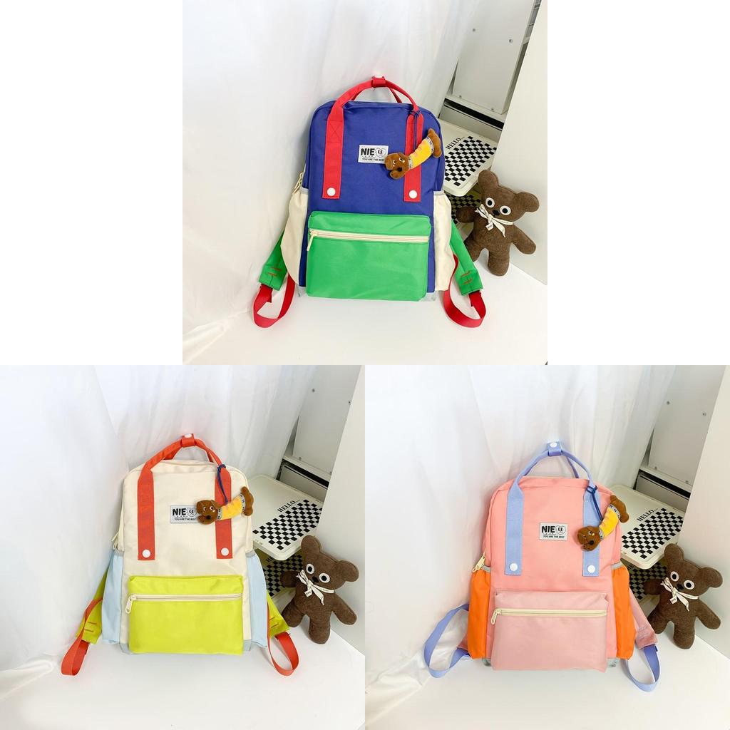 Toddler School Bag With Cartoon Print And Comfortable Archshaped Shoulder Straps For Education