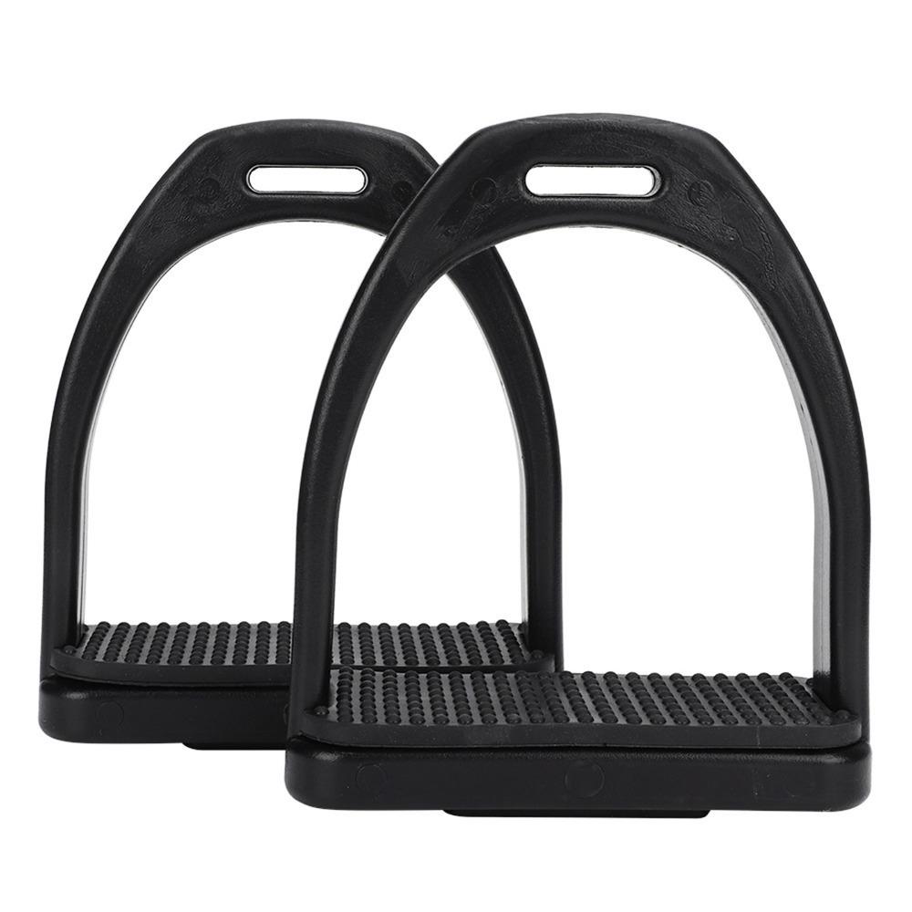 2pcs Wear Resistant Non-slip Rubber Pad Stirrups Plastic Horse Riding Stirrups Horse Riding