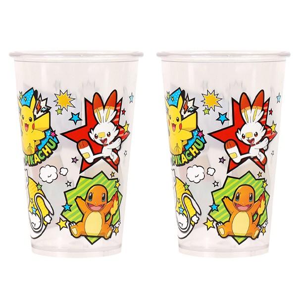 Lilpang Pokemon прозрачная большая чашка, разные цвета, 2 предмета, популярные корейские товары для родителей