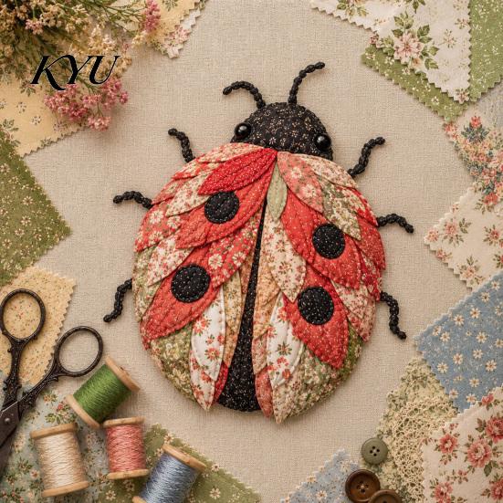 Креативные Наборы для Хобби Садовые Животные Пэчворк DIY Набор, Цветочная Ткань Шитье Милое Текстильное Искусство Стартовый Набор Бабочка Птица Изготовление Поделок для Взрослых, Дом