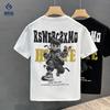 Cartoon Printed Short-sleeved T-shirt Men's Summer New Short T-shirt Trendy Brand Design Niche