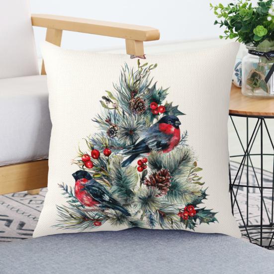 Декоративная наволочка, мягкая пылезащитная моющаяся модная рождественская наволочка, предметы домашнего обихода