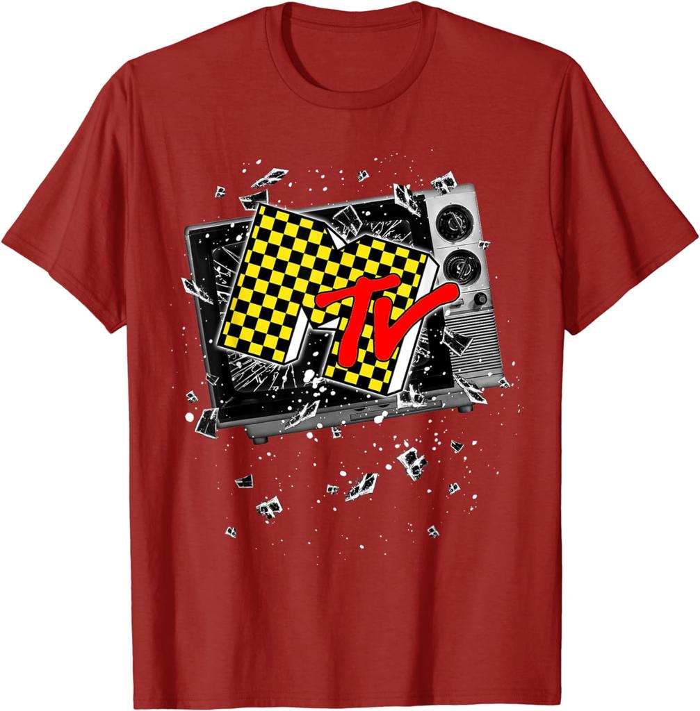 MTV Checker Board Breaking Tv TShirt