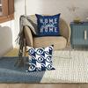 Funda De Almohada Azul Marino Para Decoracin De Sof Y Exteriores, Funda De Almohada Corta De Felpa, Funda De Almohada De