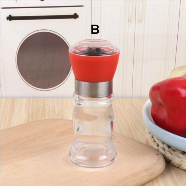 4 Color Options Manual Salt And Pepper Mill Grinder Adjustable Coarseness Peppers Grinders Seasoning Muller Kitchen Accessories Cookware Spice Milling