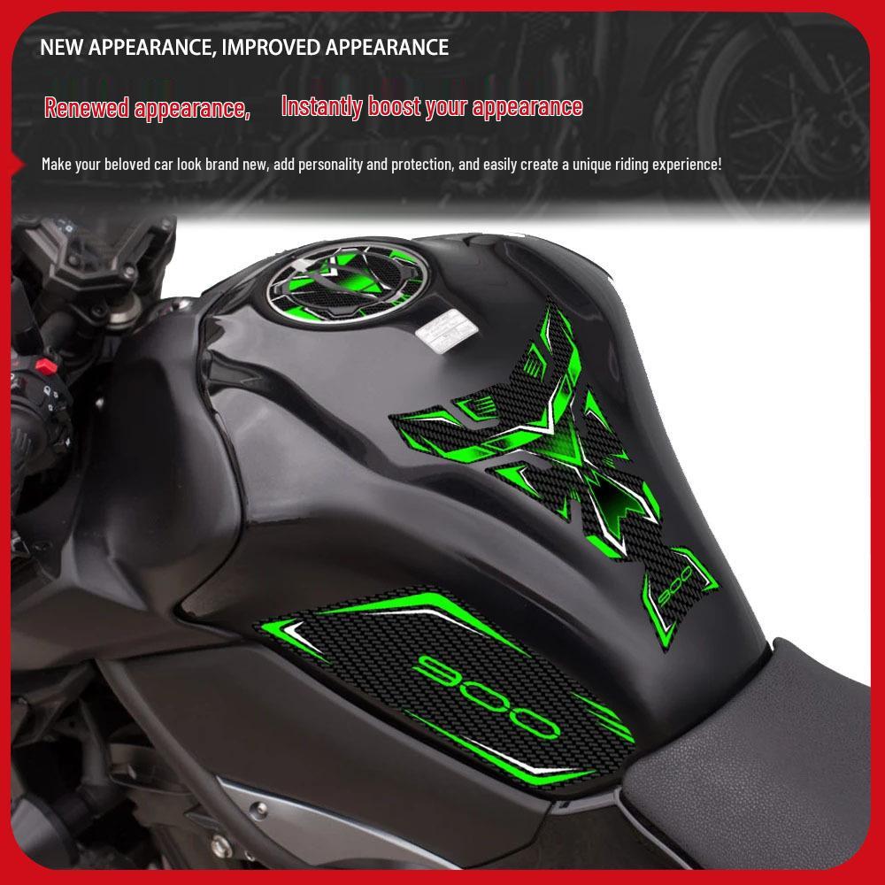 Защитные 3D наклейки на бак Kawasaki Z900