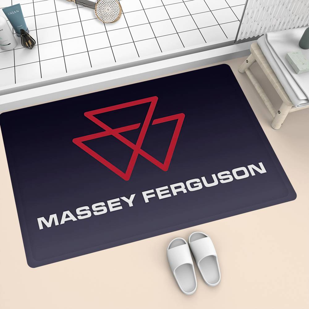M-Massey F-Ferguson Floor Mat INS Style Soft Bedroom Floor House Laundry Room Mat Anti-skid Household Carpets