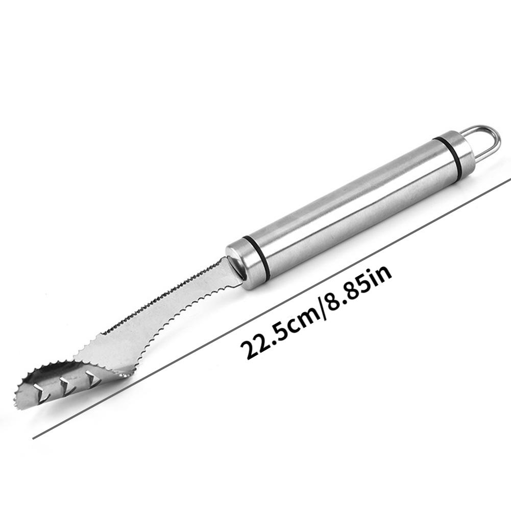 1pcs Stainless Steel Cut Pepper To Core Household Tiger Skin Green Pepper Seeded Vegetable Slicer Tomato Core Remover Deseeder Tool for Restaurants