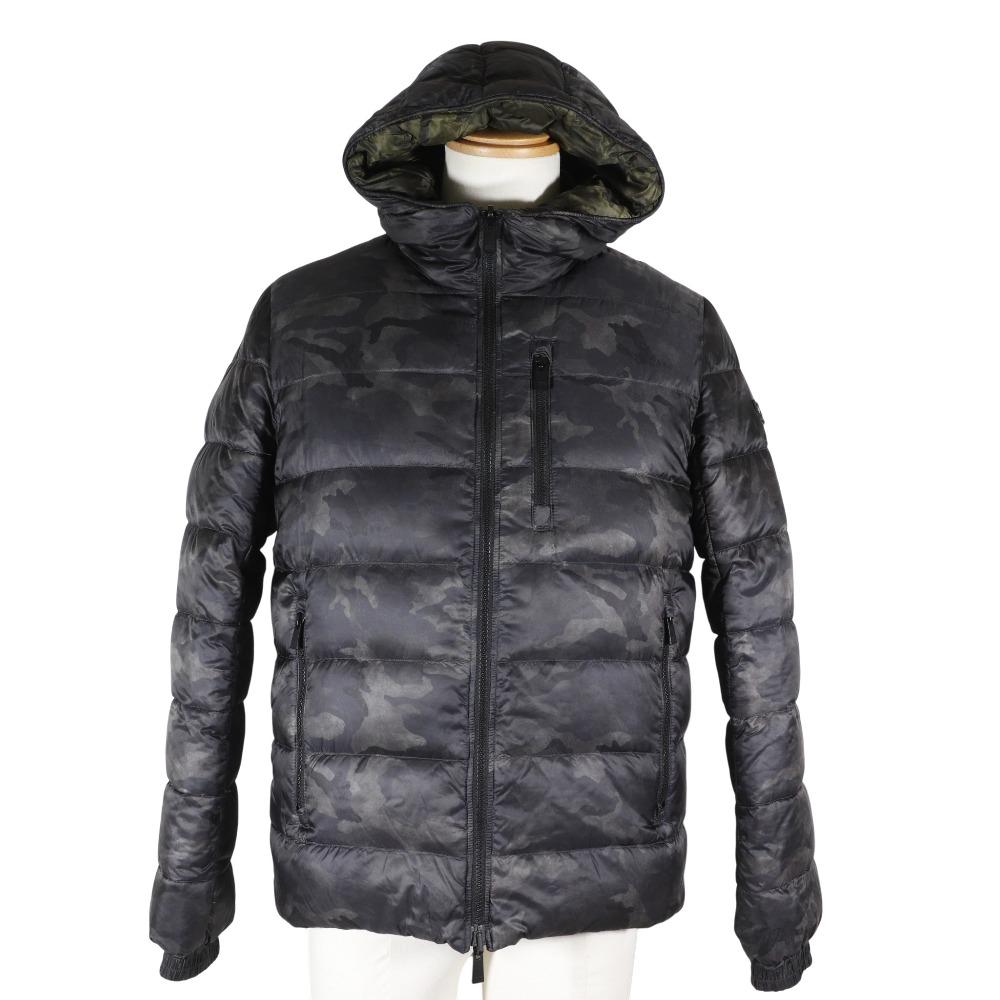 TATRAS Significant Down jacket MTK18A485 Camouflage Pattern Reversible khaki/black Nylon mens Used