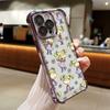 Funny Cartoon R-rugrats Plating Phone Case For iPhone 17 16 15 14 13 12 11 Pro Max X XR XSMax 8 Mini Air Plus Anti-Fall Airabag
