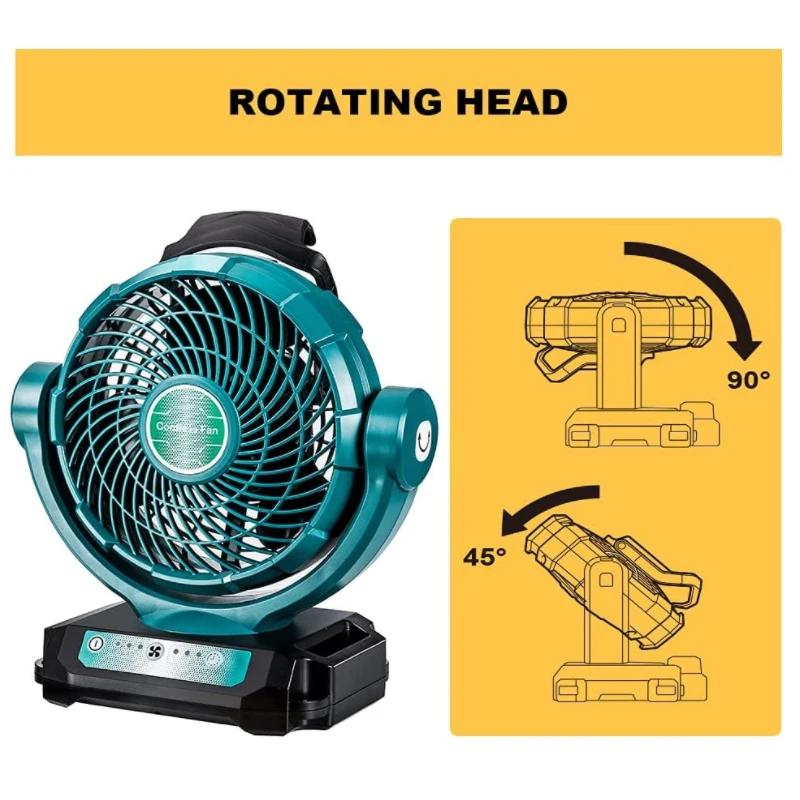 НОВЫЙ вентилятор для электроинструмента Для Bosch Для Makita Для Milwaukee Для Dewalt Для Black&Decker 14.4V 18V 20V Li-ion Battery Fan DCB200 DCB205