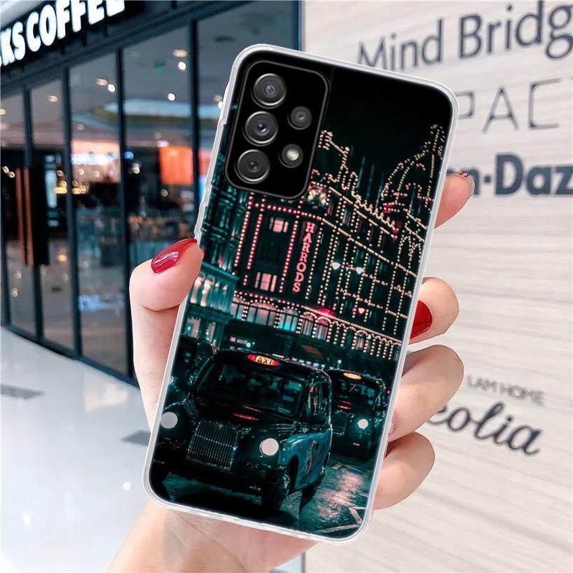 Распродажа London City Для Samsung Galaxy A15 A14 A13 A12 A55 A54 A53 A52 Чехол для телефона A32 A35 A34 A33 A25 A24 A23 A22 A04S A03S A02