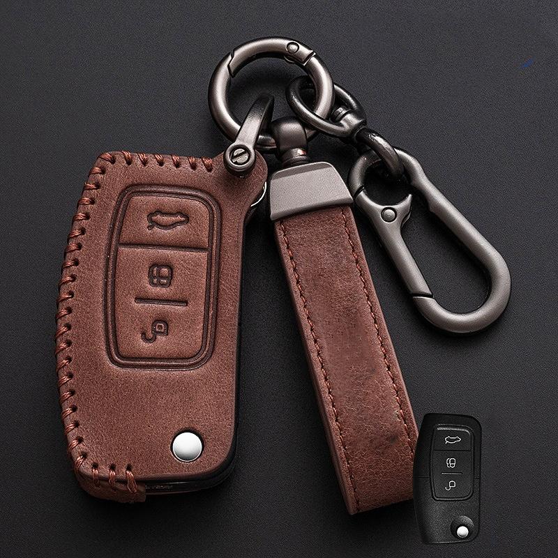Чехол для автомобильного ключа для Ford Fiesta Focus Mondeo Falcon B-Max C-Max S-Max Eco Sport Galaxy Territory Keyless Shell Fob Protector