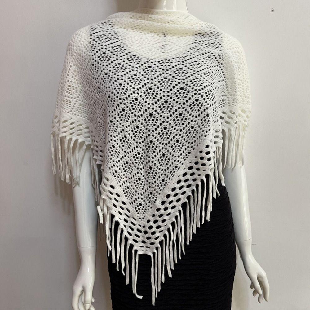 Thickening Thermal Neck Warmer Bib Temperament Cardigan Triangle Scarves Shawl  Women Lady Girl