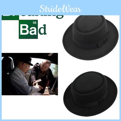 Во все тяжкие Шляпа-пирожок Классическая черная шерстяная шляпа для мужчин