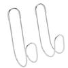 2 Pieces Water Pipe Hook, Strong Load Bring and Flexible Installation 304 Stainless Steel Water Pipe Hook for Drill Cables