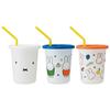 Tumbler with Straw 3 Pieces 320ml Miffy 21 Made In Japan SIH3ST-A