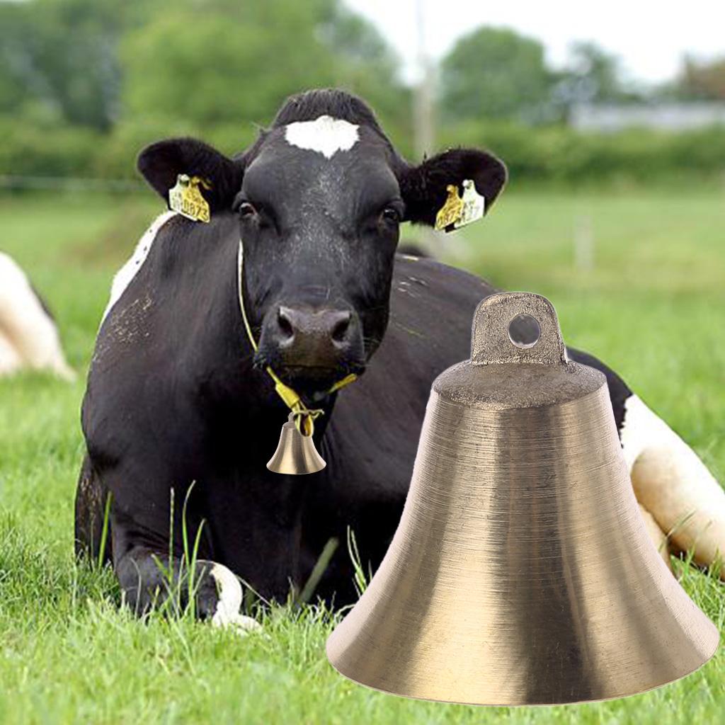 Cow Grazing Copper Bells Cattle Farm Animal Copper Loud Bronze Bell for Horse Sheep for Camel Goat Horse