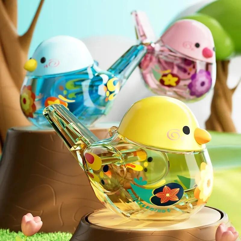 Bird Water Whistle ABS Material Colorful Bird Water Whistle Pipe Bird Pipe Funny Toy for Kids Birthdays Gifts Accessories