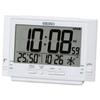 Clock Alarm Clock Table Clock Digital Radio White Pearl 84 X 132 X 46mm SQ320W
