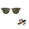 Ray-Ban Olive Green Lenses Round Frame Acetate Round Sunglasses Unisex Couples