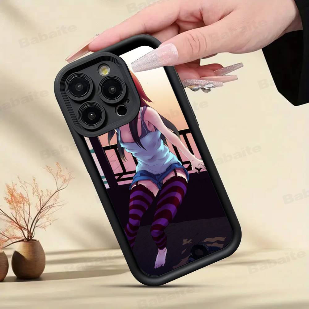 Watamote K-Kuroki T-Tomoko Для IPhone 17 Pro Max 13 16 15 11 12 14 Plus Ударопрочный Мягкий Чехол для Телефона