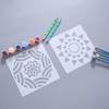 Versatile Mandalas Design Stencils For Artistic Expression Decoration Projects PET Templates With Precise Cutout Shapes